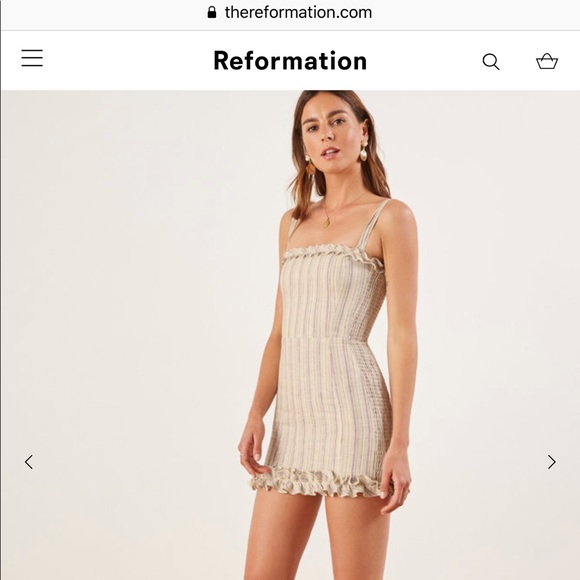 reformation jojoba dress